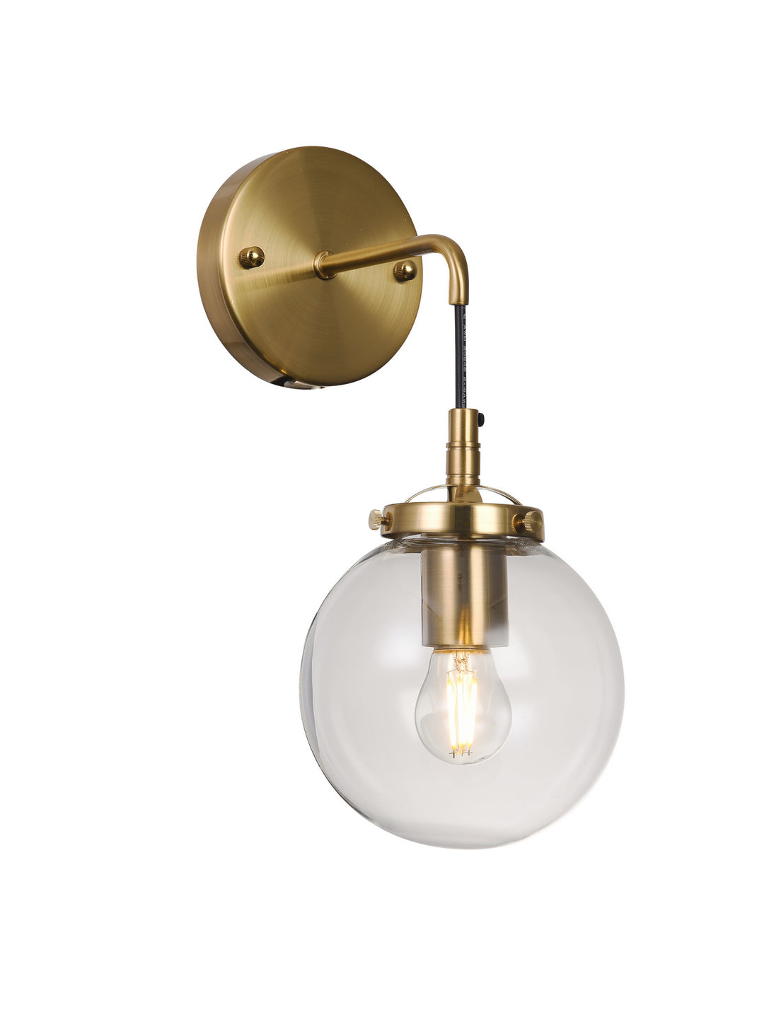 Bethel International DU127 Wall Sconce Light - Brass