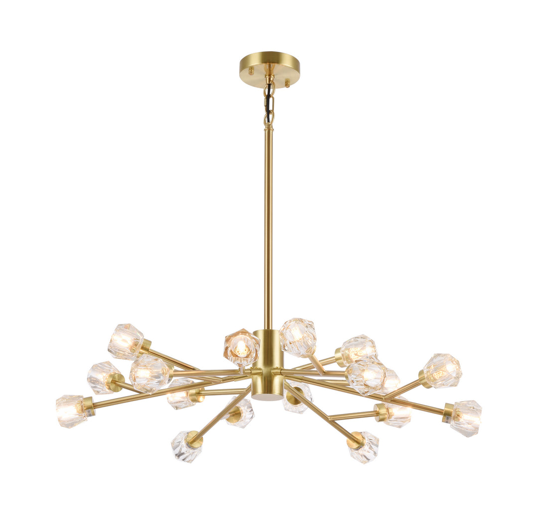 Bethel International DU89G Chandelier Light - Shiny Gold