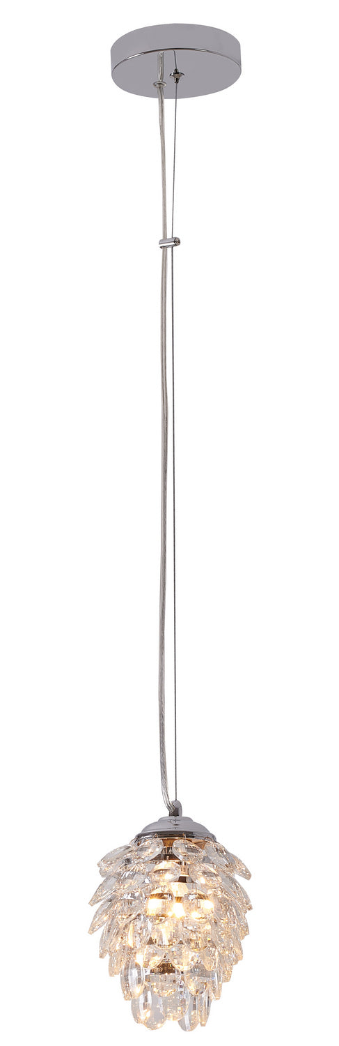 Bethel International GL70075C Pendant Light - Chrome
