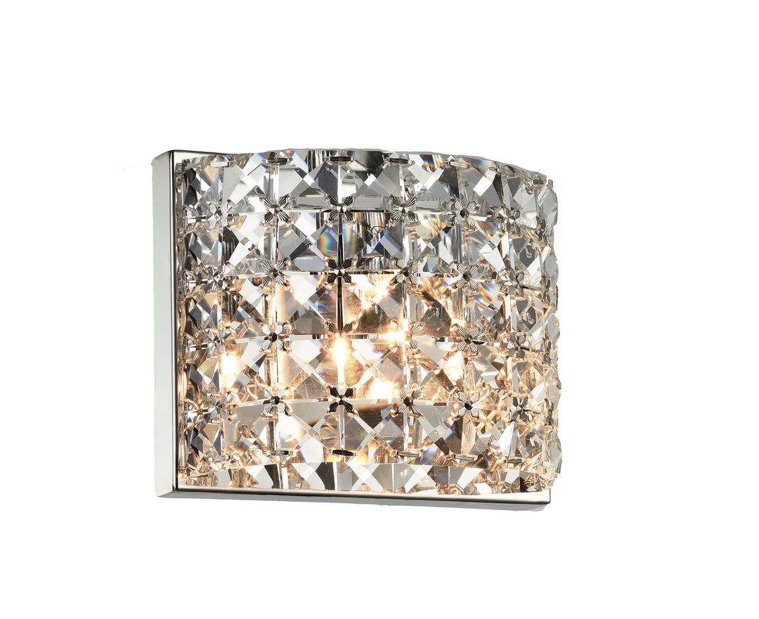 Bethel International GL75C Wall Sconce Light - Chrome
