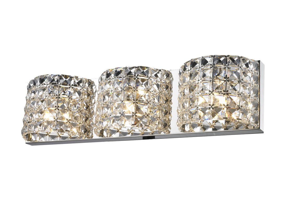 Bethel International GL76 Bath Vanity Light 4 in. wide - Chrome
