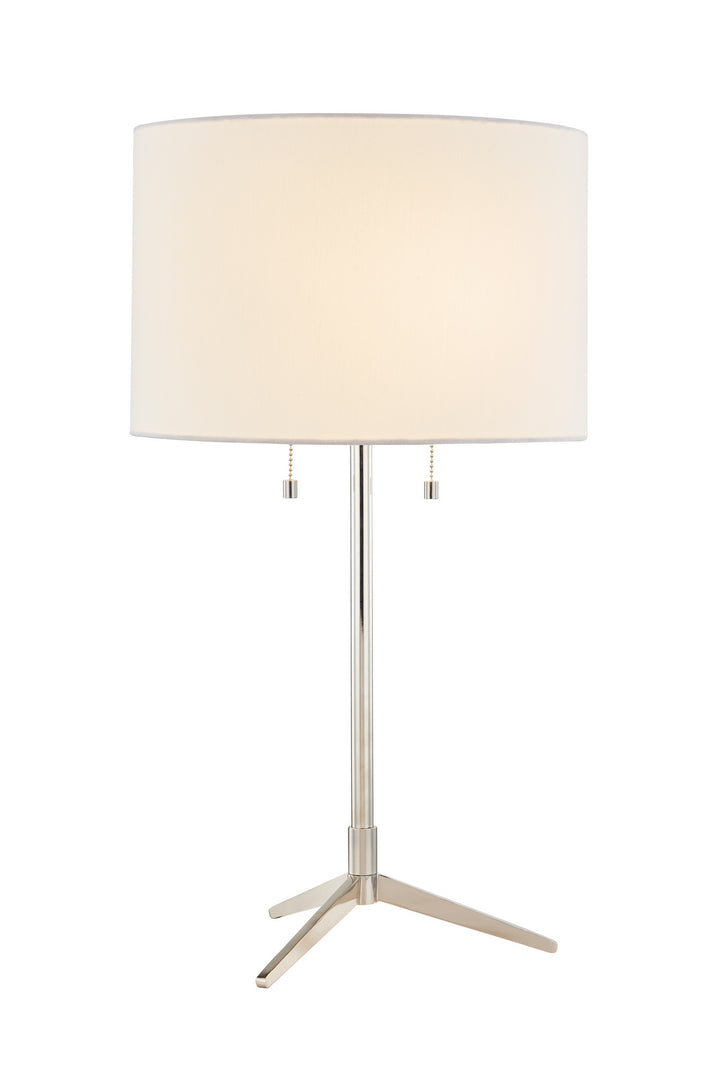 Bethel International JTL123HL-PN   Lamp Antique Brass & Black