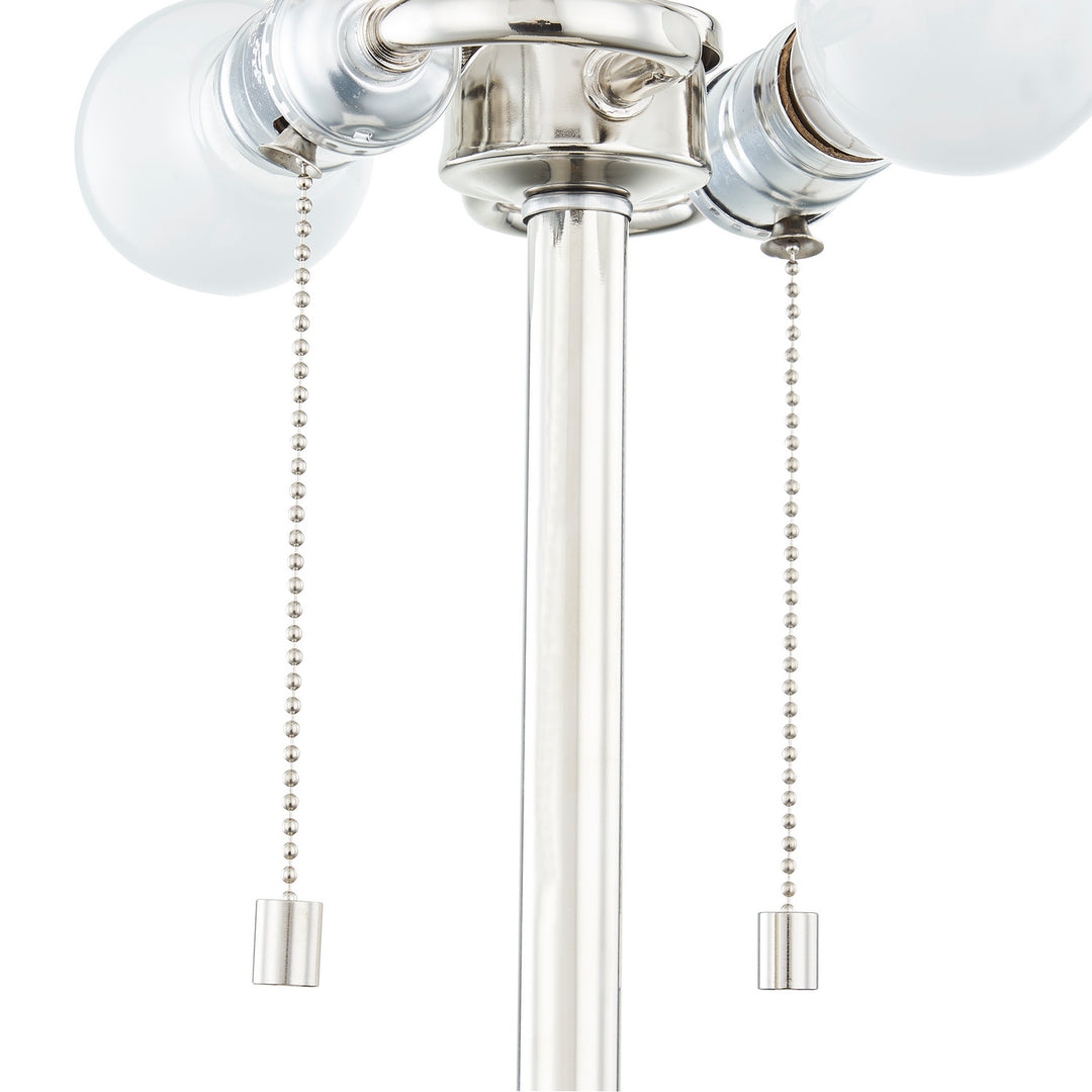 Bethel International JTL123HL-PN   Lamp Antique Brass & Black