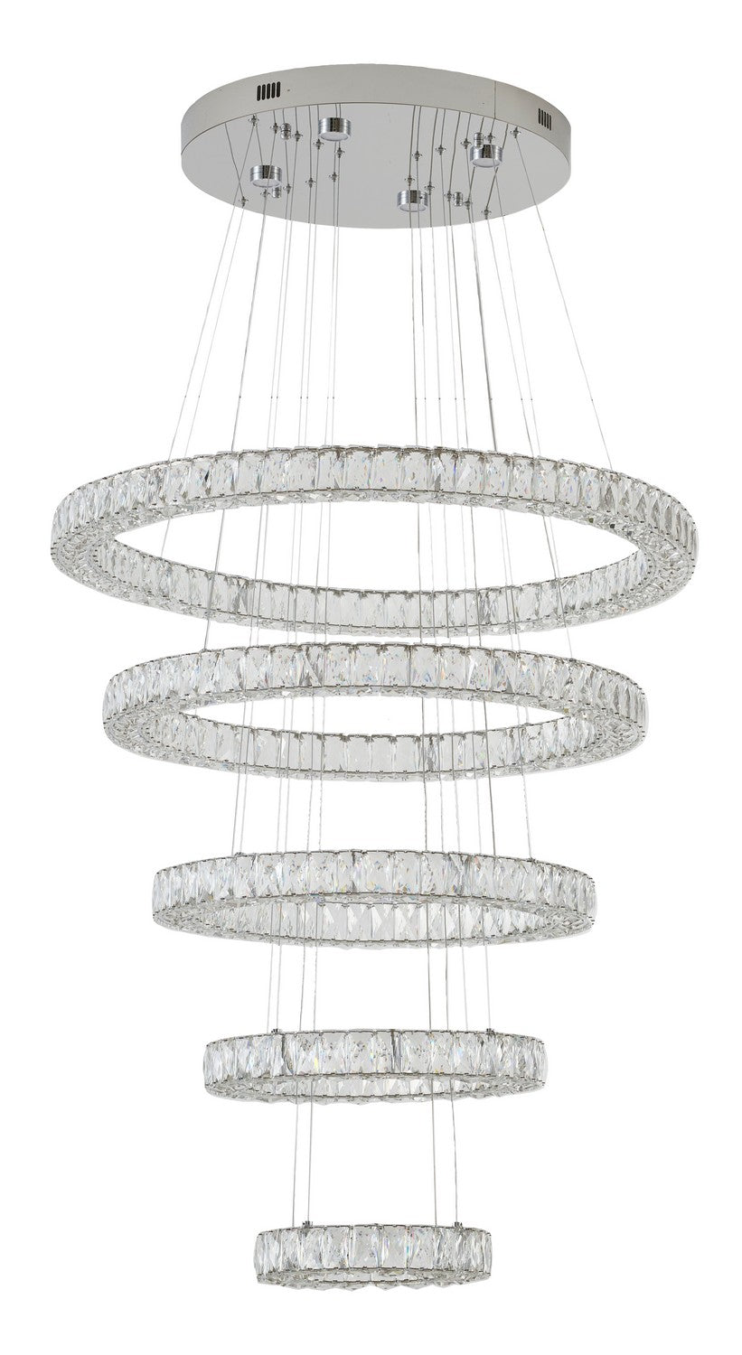 Bethel International KD07-3 Chandelier Light - Chrome