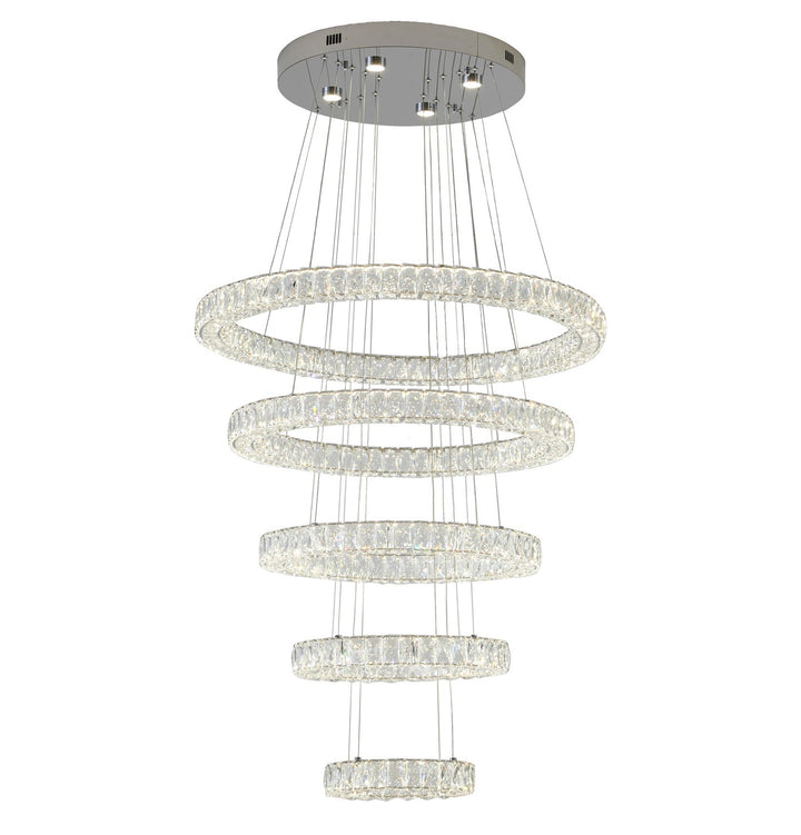 Bethel International KD07-3 Chandelier Light - Chrome