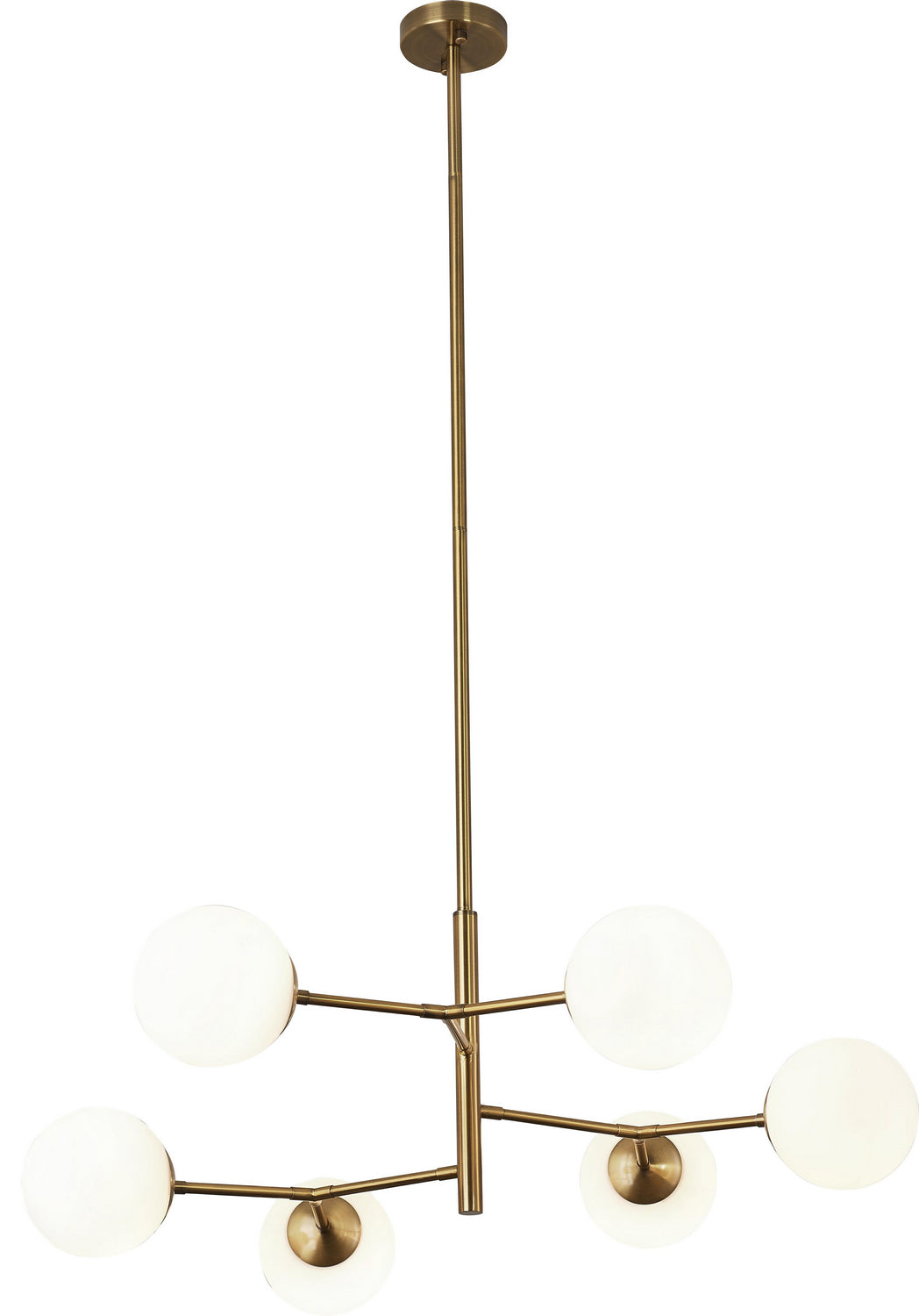 Bethel International KJ02 Chandelier Light - Antique Brass