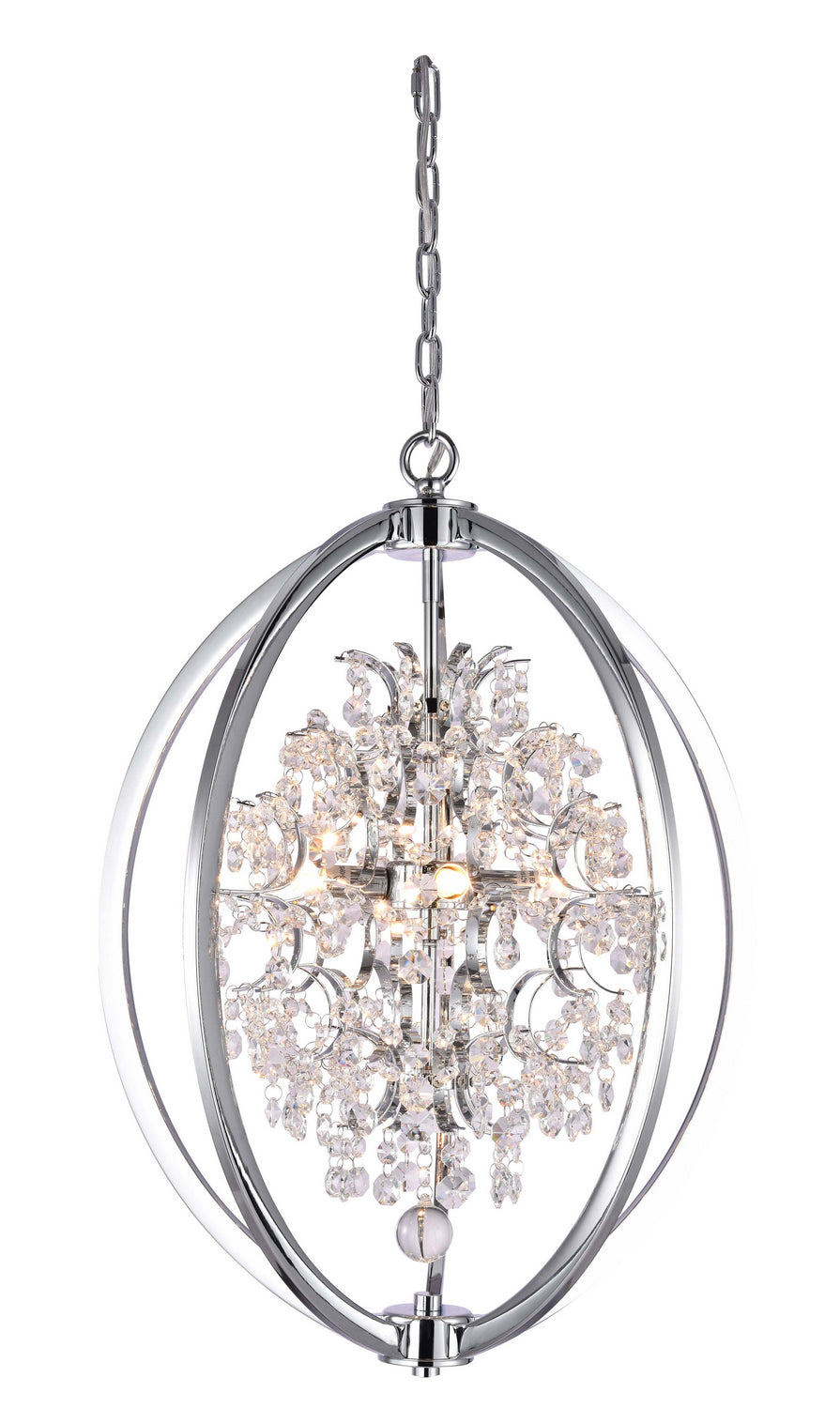 Bethel International LA10 Chandelier Light - Chrome