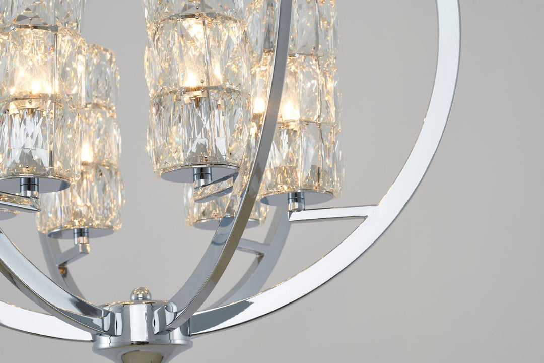 Bethel International LA14 Chandelier Light - Chrome