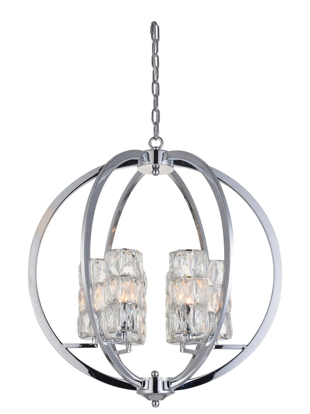 Bethel International LA14 Chandelier Light - Chrome