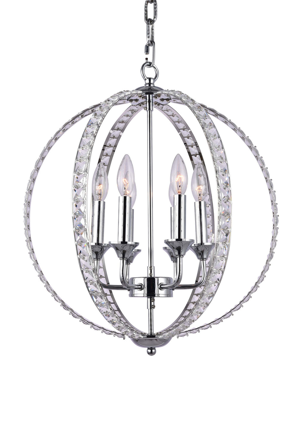 Bethel International LA16 Chandelier Light - Chrome