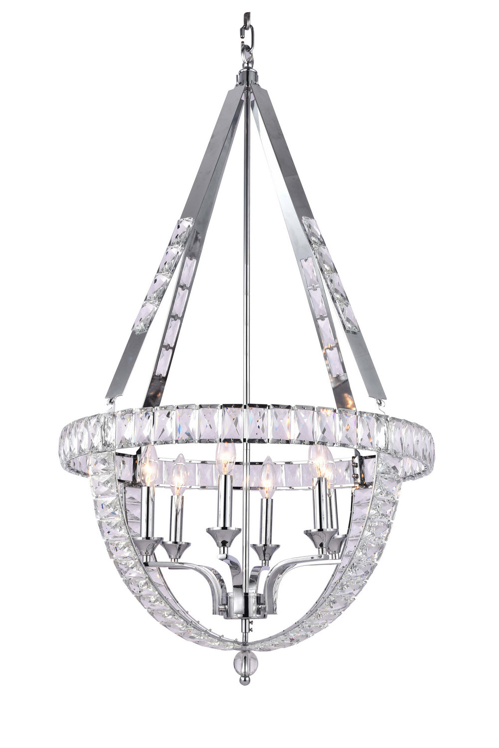 Bethel International LA17 Chandelier Light - Chrome