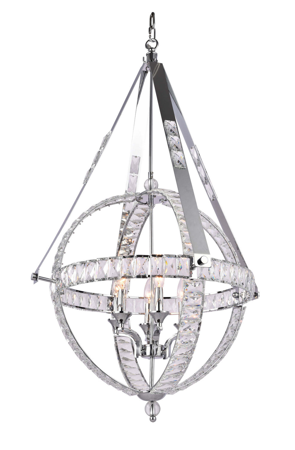 Bethel International LA18 Chandelier Light - Chrome