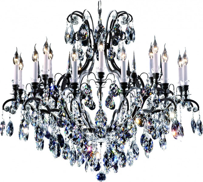 Bethel International MD8092-19SBLK Chandelier Light - Black