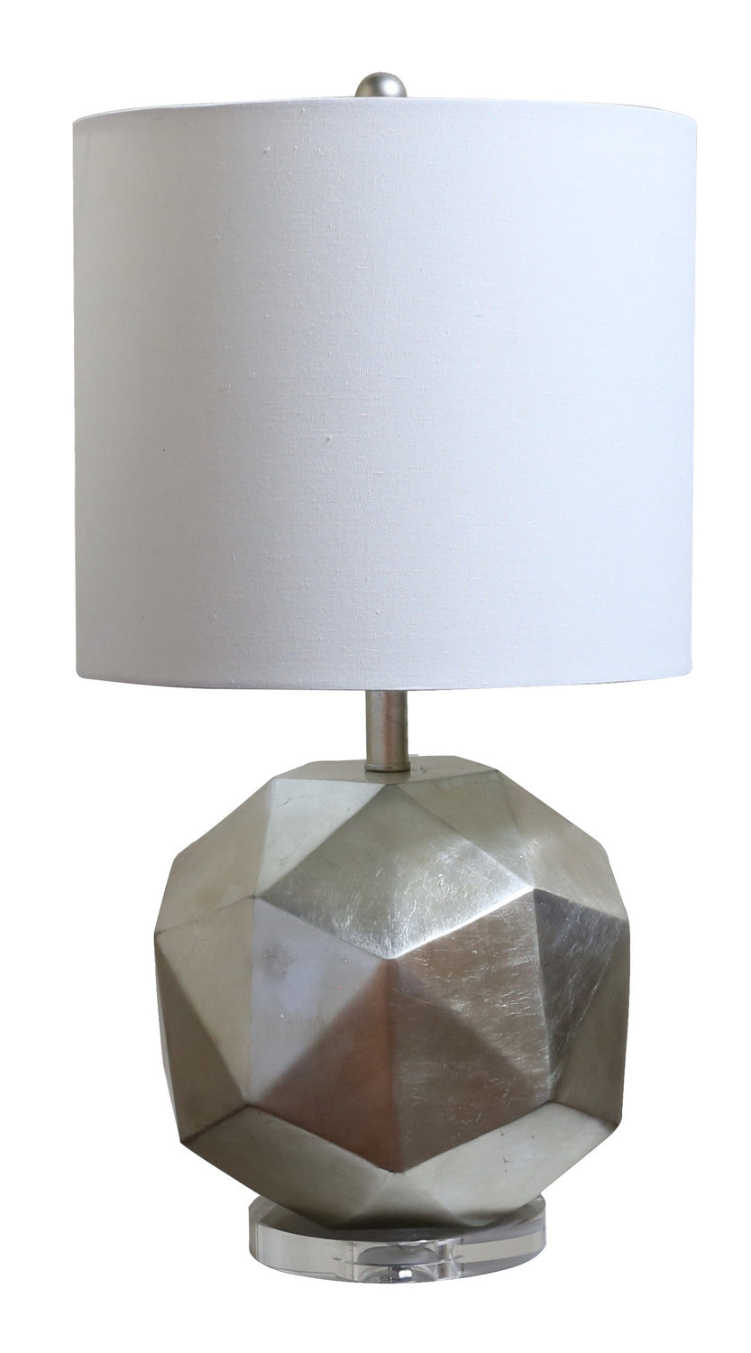 Bethel International MTL42PQ-SL   Lamp Silver