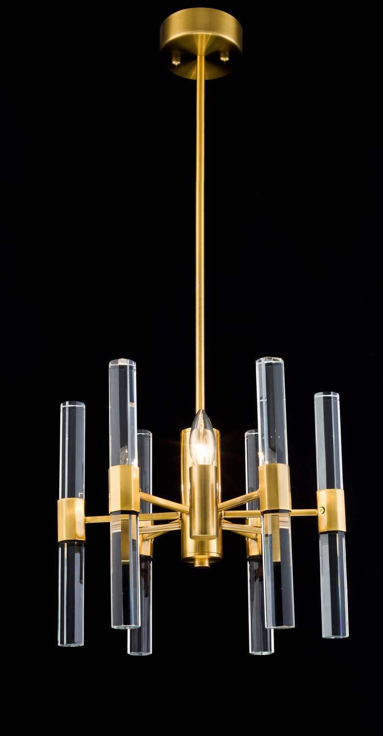 Bethel International MU06BR Chandelier Light - Brass