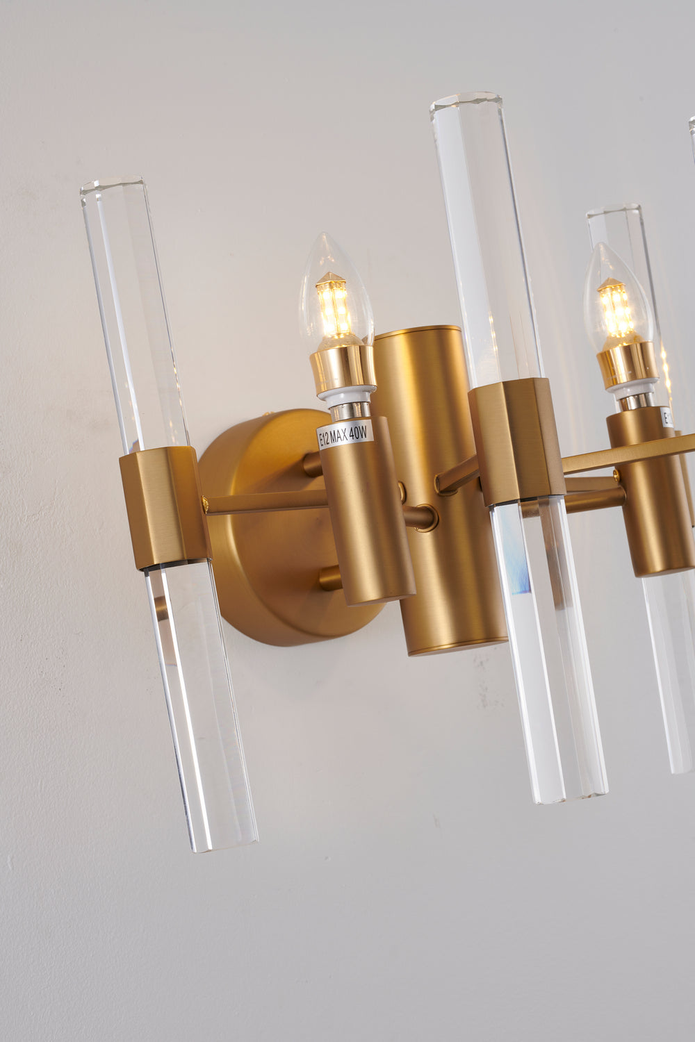 Bethel International MU07BR Wall Sconce Light - Brass