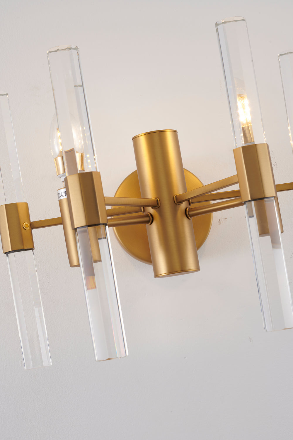 Bethel International MU07BR Wall Sconce Light - Brass