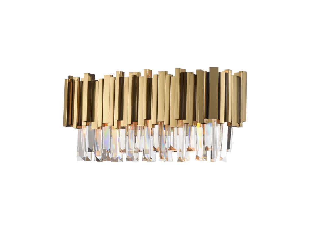 Bethel International MU11B-18G Bath Vanity Light 7 in. wide - Gold