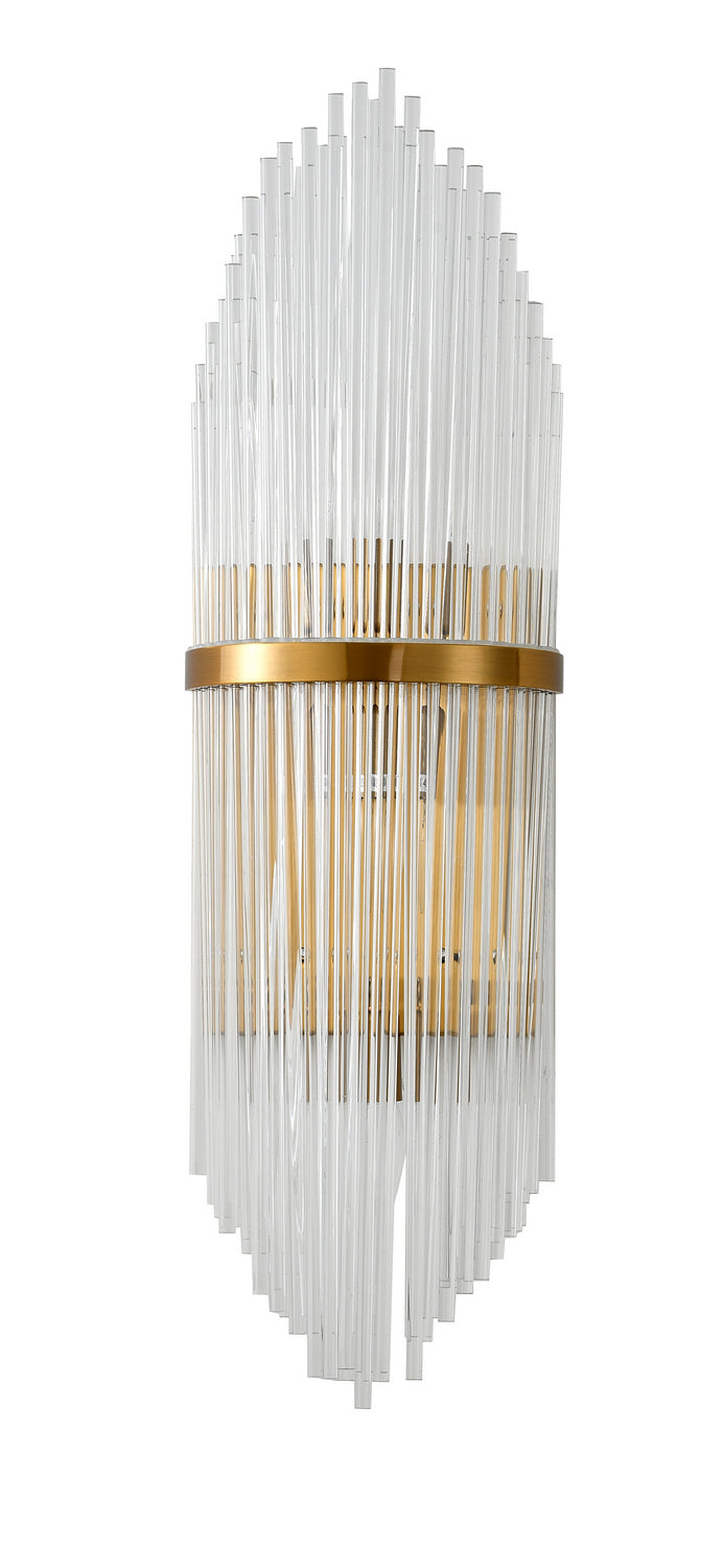 Bethel International MU25S Wall Sconce Light - Antique Brass