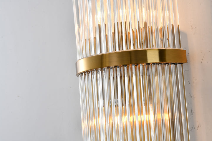 Bethel International MU25S Wall Sconce Light - Antique Brass