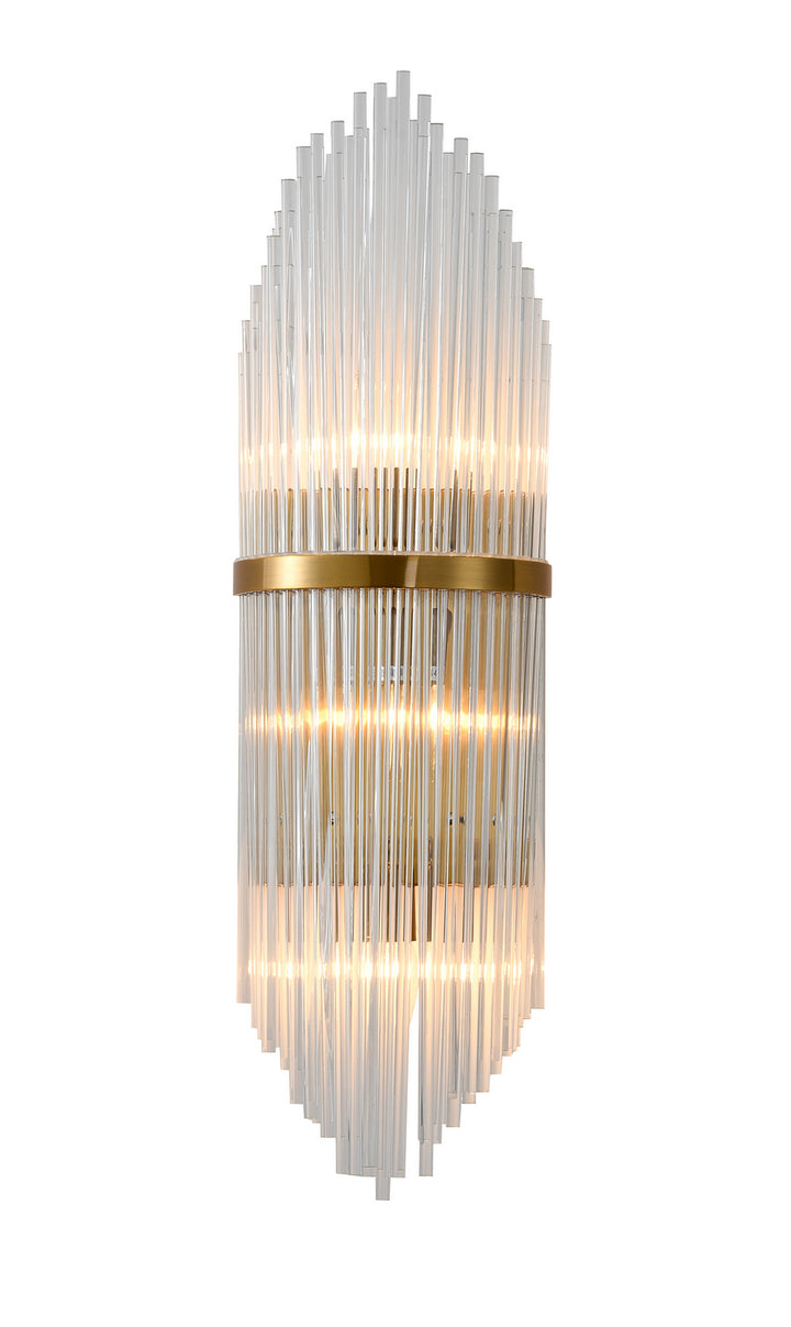 Bethel International MU25S Wall Sconce Light - Antique Brass