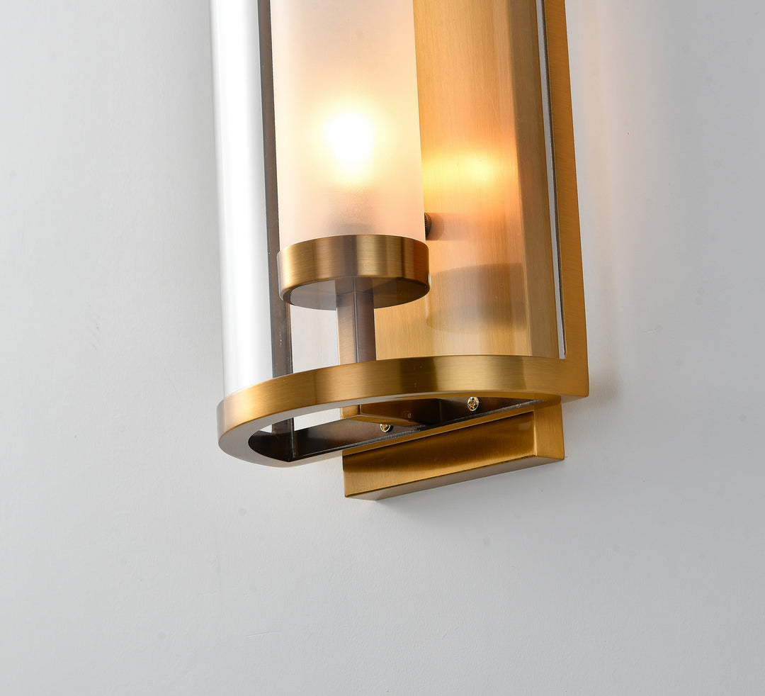 Bethel International MU39 Wall Sconce Light - Antique Brass