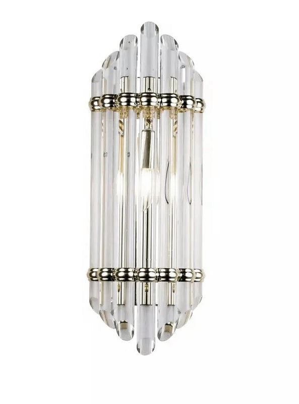 Bethel International MU45SHN Wall Sconce Light - Shiny Nickel