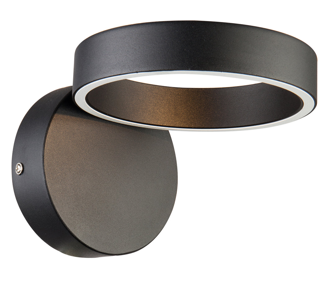 Bethel International MV10 Wall Sconce Light - Sand Black