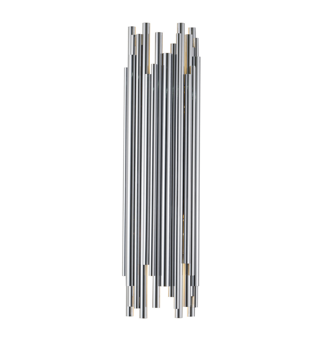 Bethel International NL38CH Wall Sconce Light - Shiny Nickel