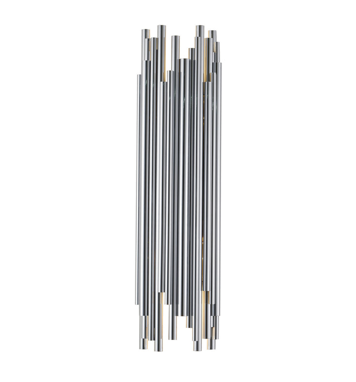 Bethel International NL38CH Wall Sconce Light - Shiny Nickel