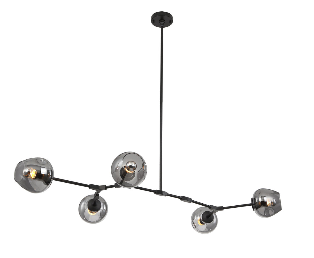 Bethel International SH02B-SMK Chandelier Light - Black