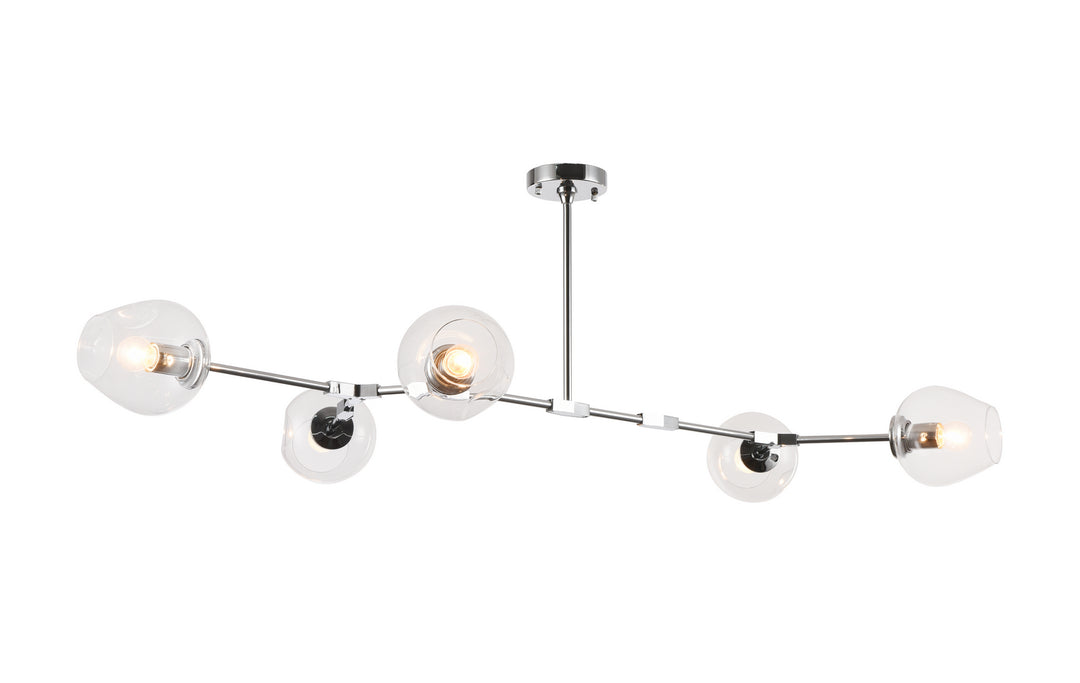 Bethel International SH02CH-C Chandelier Light - Chrome