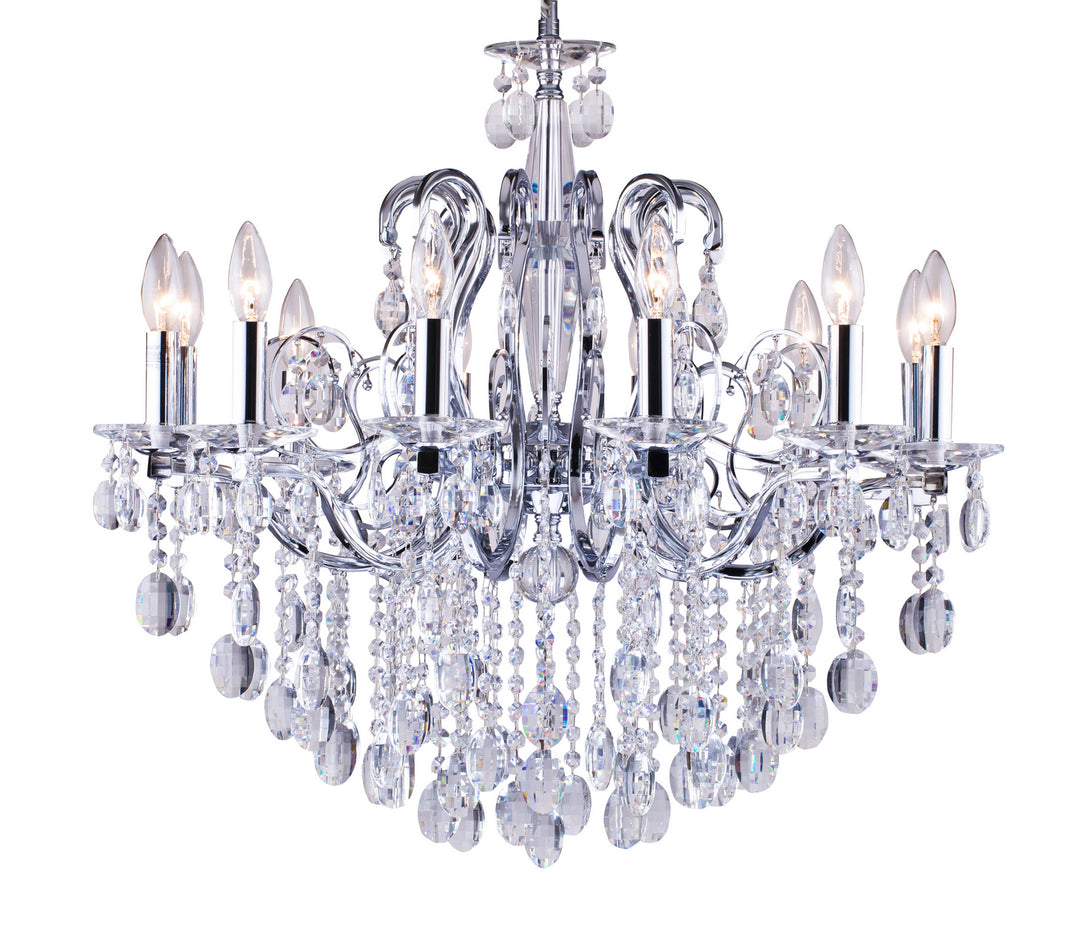 Bethel International TD15CH Chandelier Light - Chrome