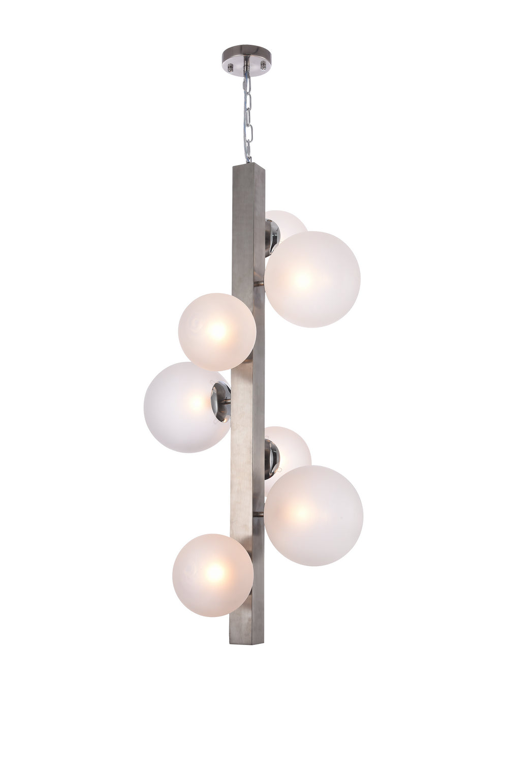 Bethel International TM16SHN Pendant Light - Shiny Nickel