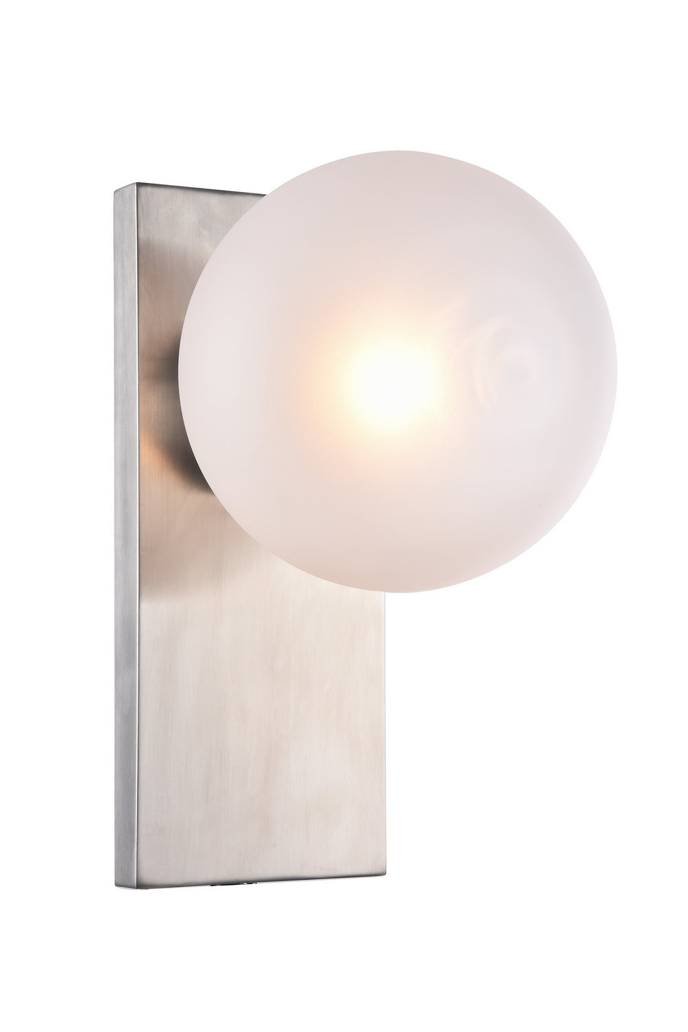Bethel International TM17SHN Wall Sconce Light - Shiny Nickel