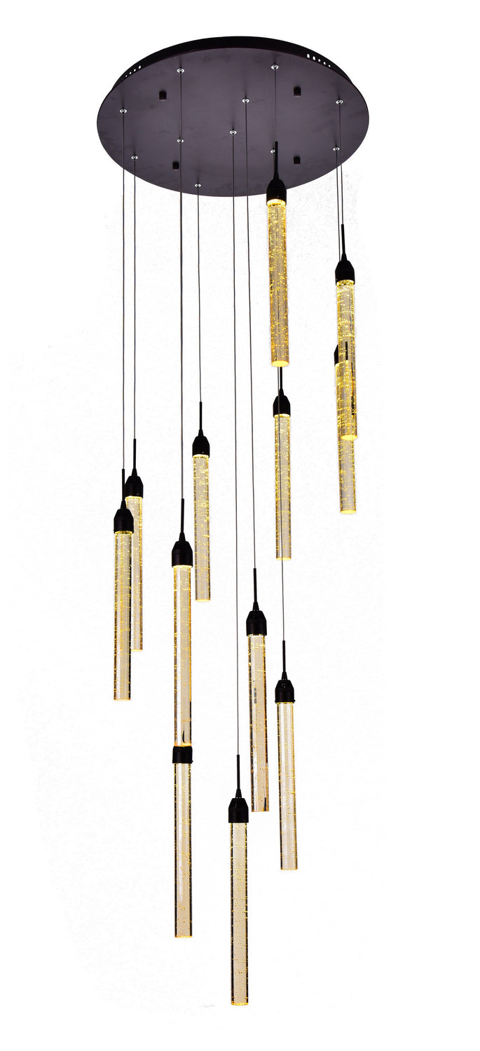 Bethel International YJ02DB Chandelier Light - Dark Brown