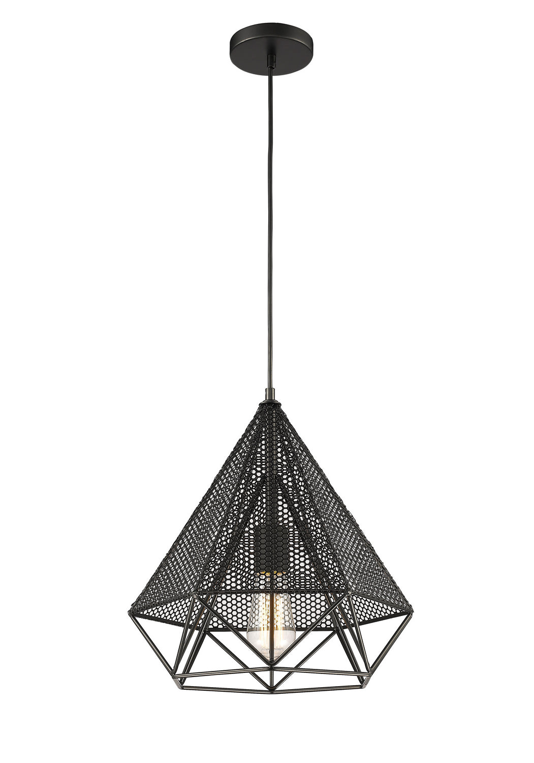 Bethel International YS308B-1S Pendant Light - Black