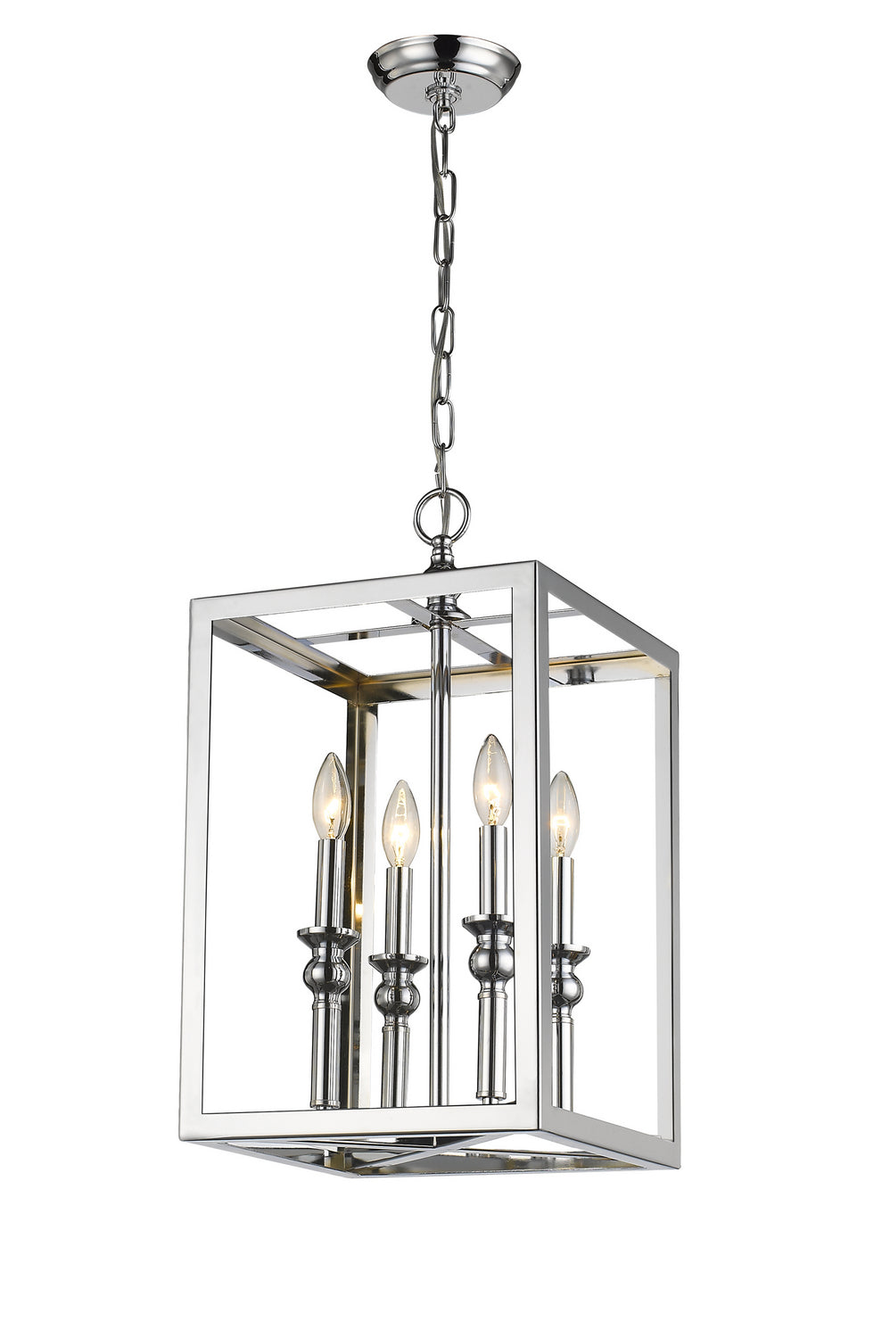Bethel International YS6215-4P Pendant Light - Shiny Nickel
