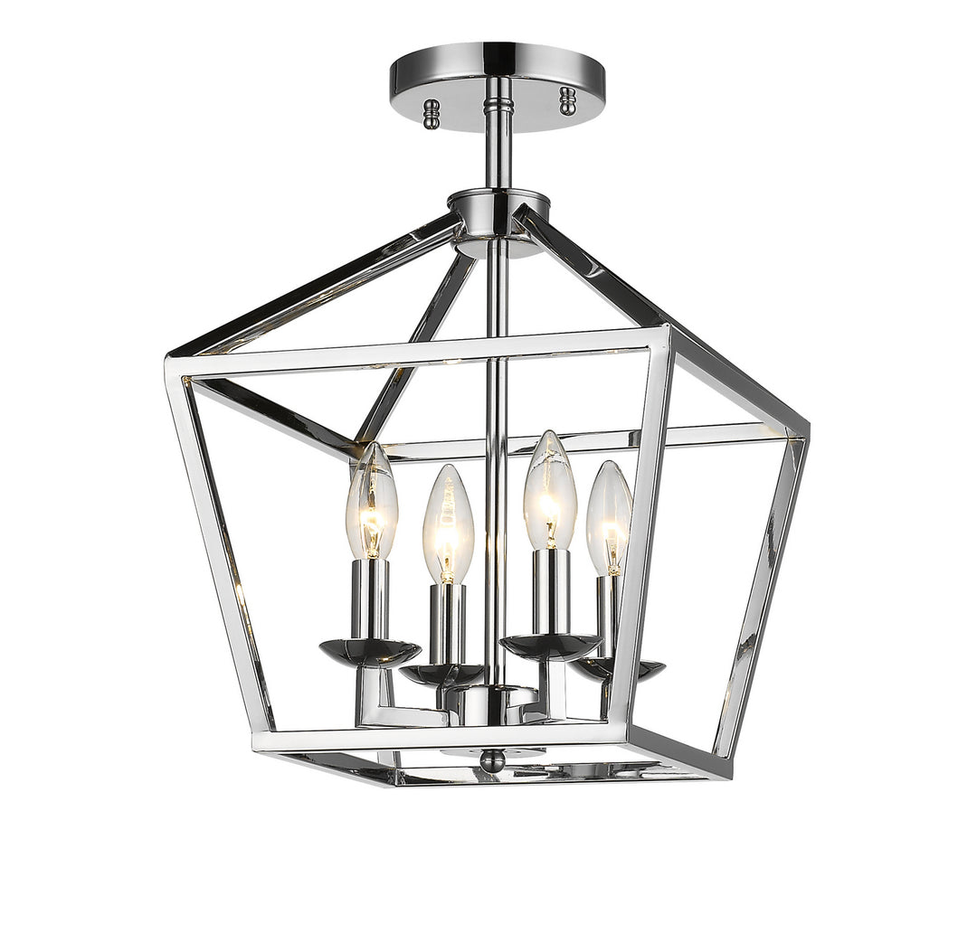 Bethel International YS6217-4SF Ceiling Light - Shiny Nickel