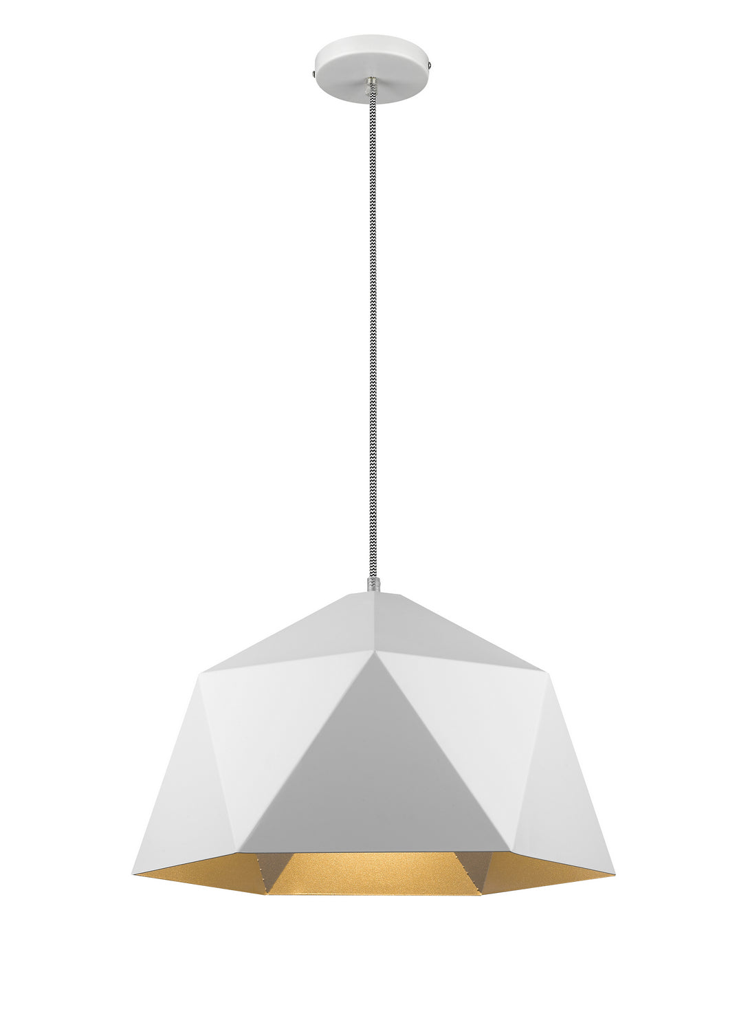 Bethel International YS7702-1PB-WH Pendant Light - White