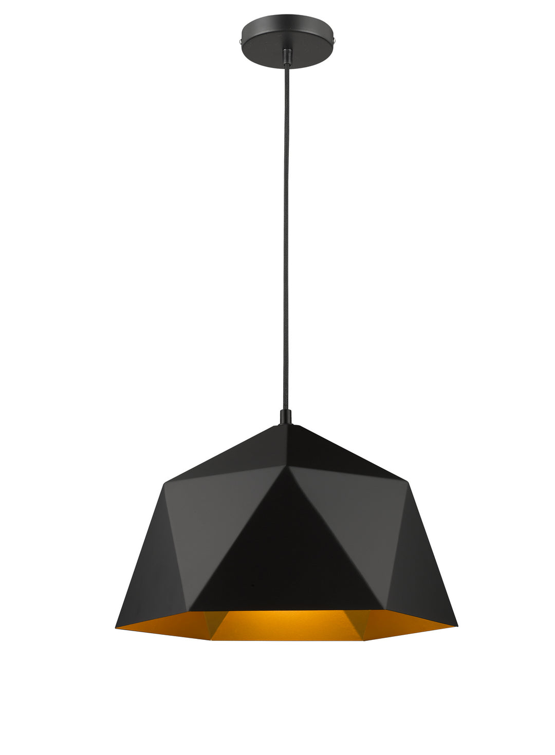 Bethel International YS7702-1PM-BK Pendant Light - Black