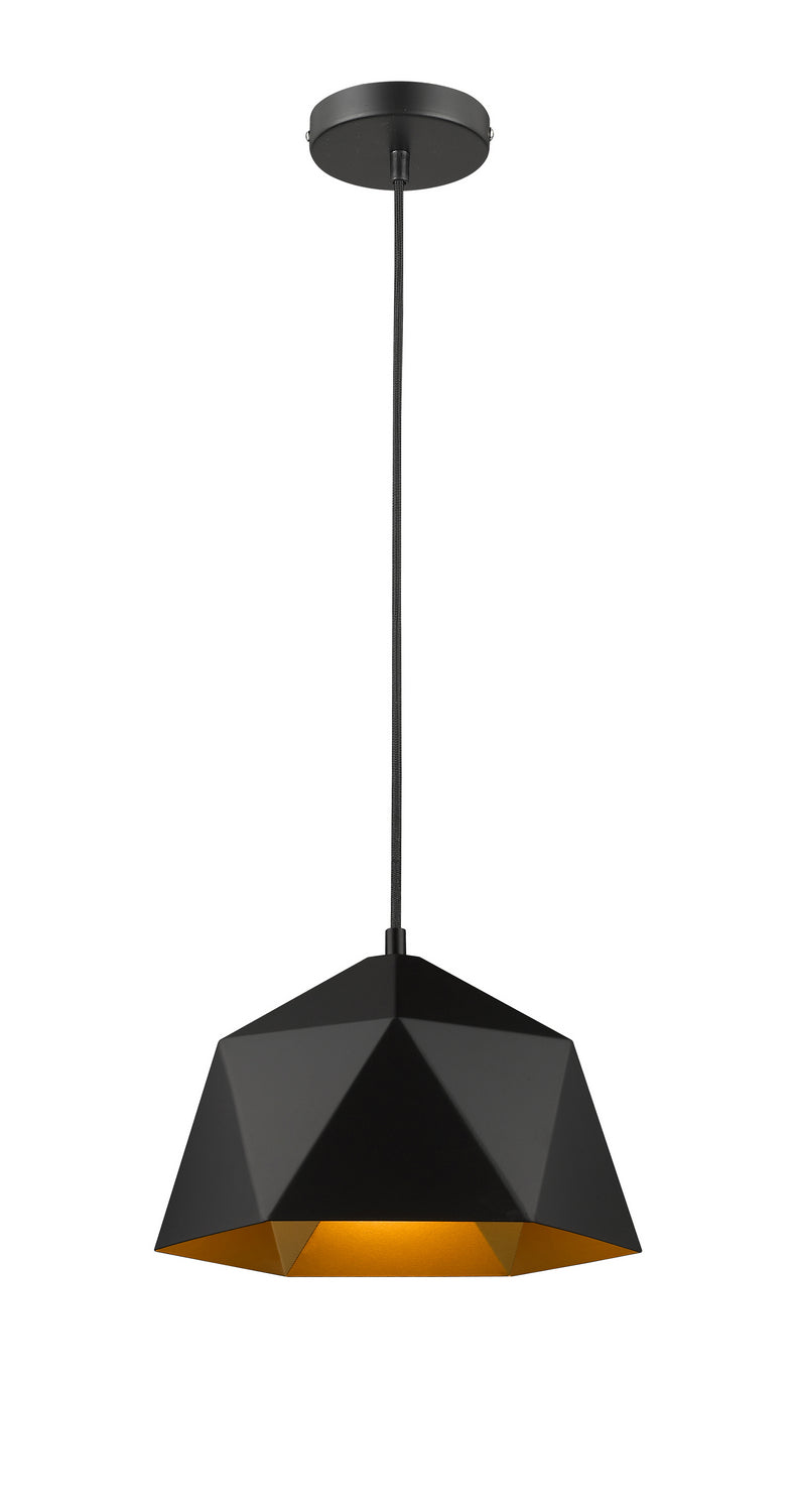 Bethel International YS7702-1PS-BK Pendant Light - Black