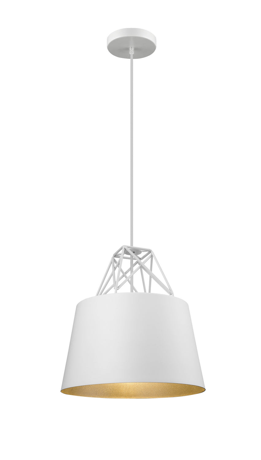 Bethel International YS7703-1PS-WH Pendant Light - White