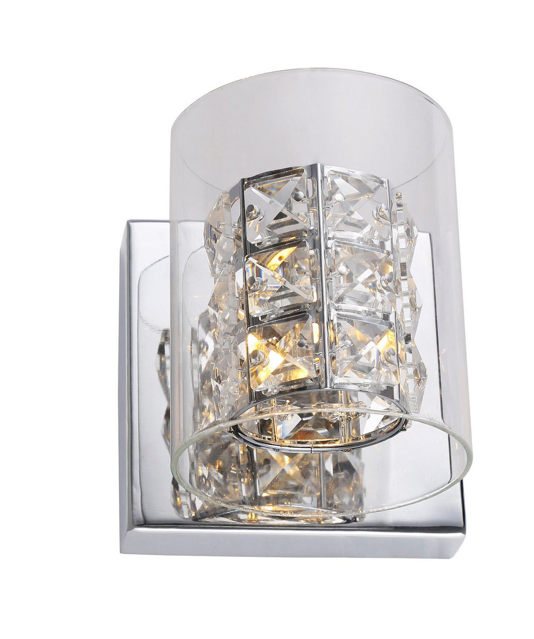 Bethel International ZP49 Wall Sconce Light - Chrome