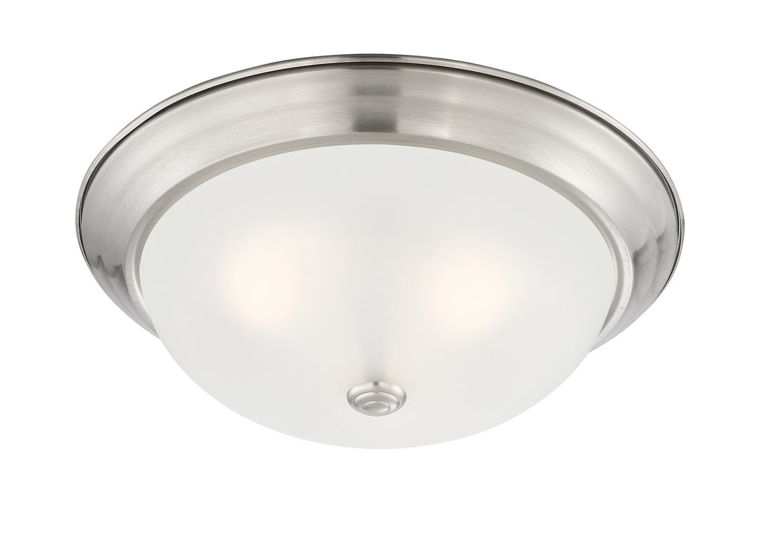 Designers Fountain Decorative Flushmount 1257L-SP-W Ceiling Light - Satin Platinum