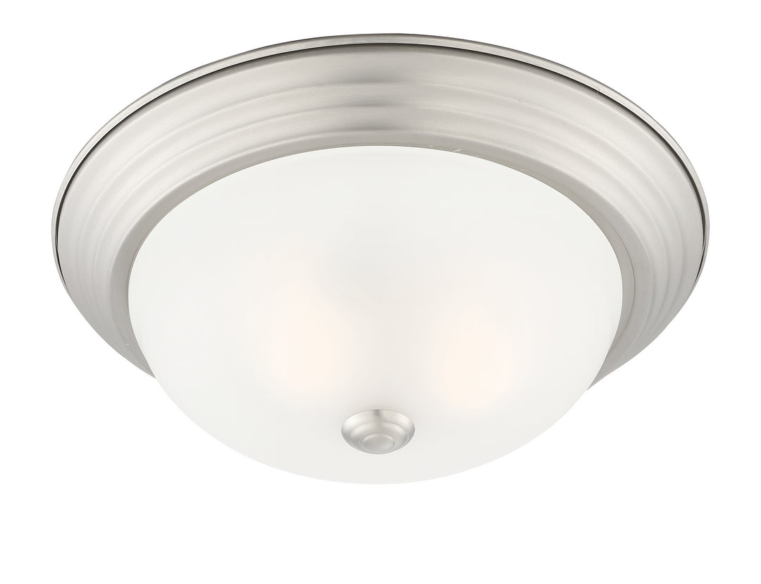 Designers Fountain Decorative Flushmount 1257M-PW-W Ceiling Light - Pewter