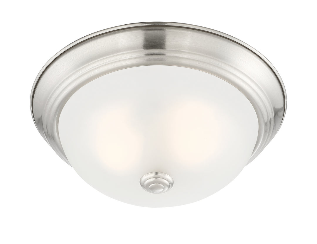 Designers Fountain Decorative Flushmount 1257S-SP-W Ceiling Light - Satin Platinum