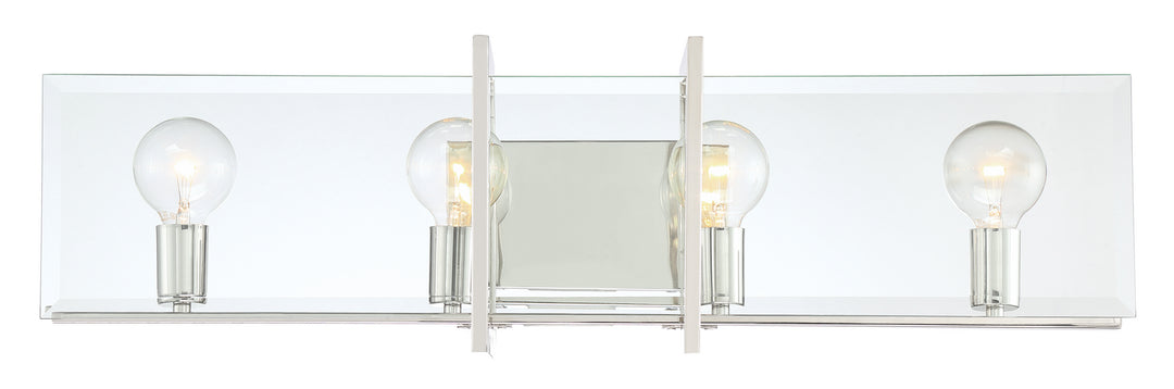 Designers Fountain Ethan 93604-PN Bath Vanity Light 33 in. wide - Polished Nickel
