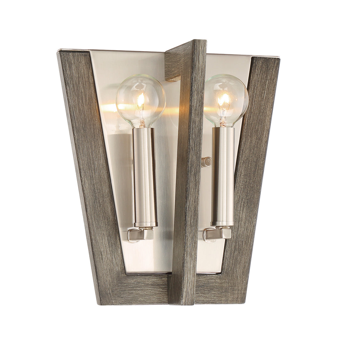 Designers Fountain Westend 93702-SP Wall Light - Satin Platinum