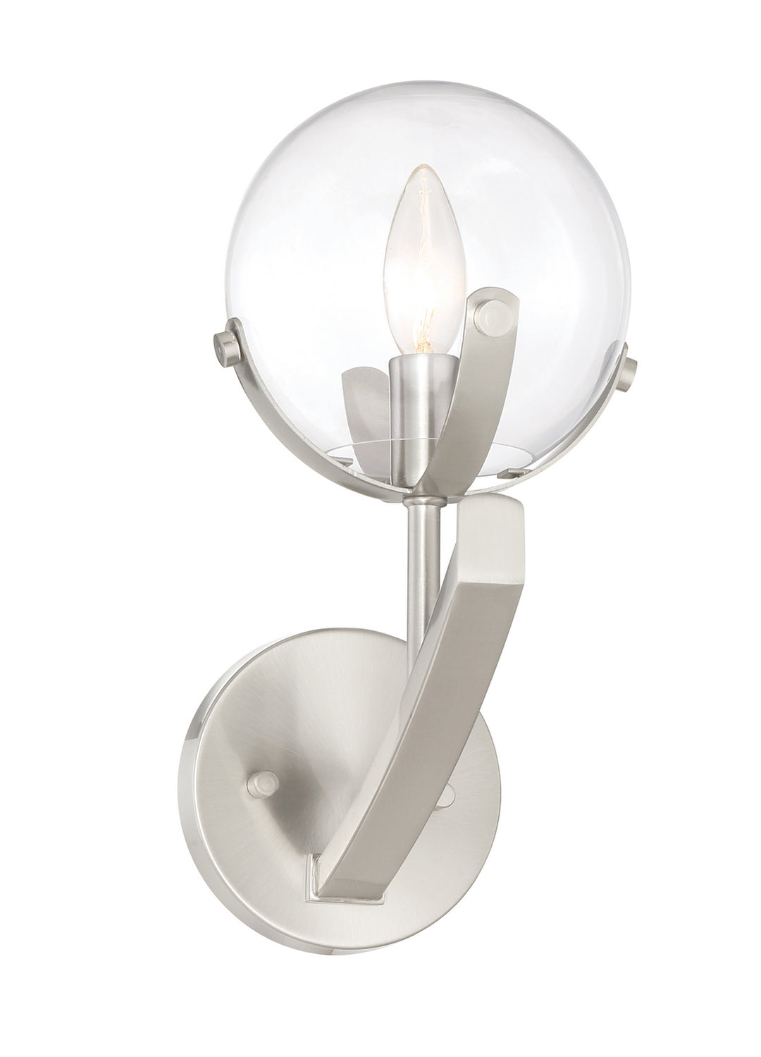 Designers Fountain Spyglass 93801-SP Wall Light - Satin Platinum